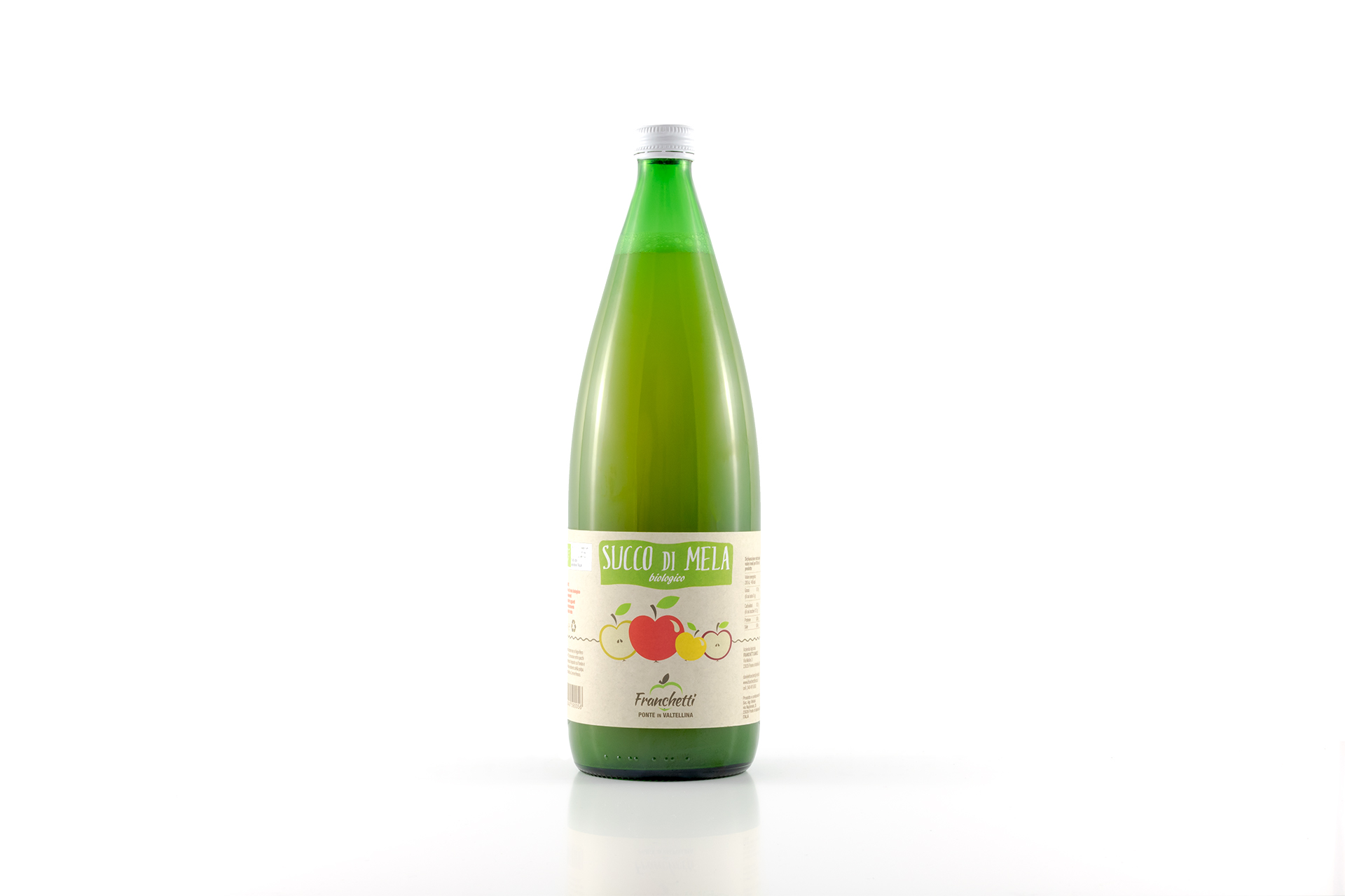 Succo di mela torbido BIO (1 lt x 12 bottiglie) – Franchetti Frutta